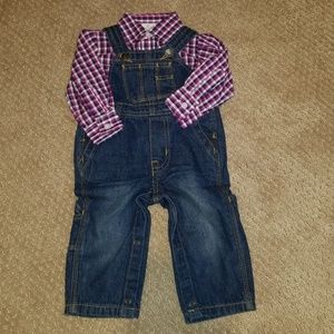 6M BOYS 2 PIECE OVERALL SER